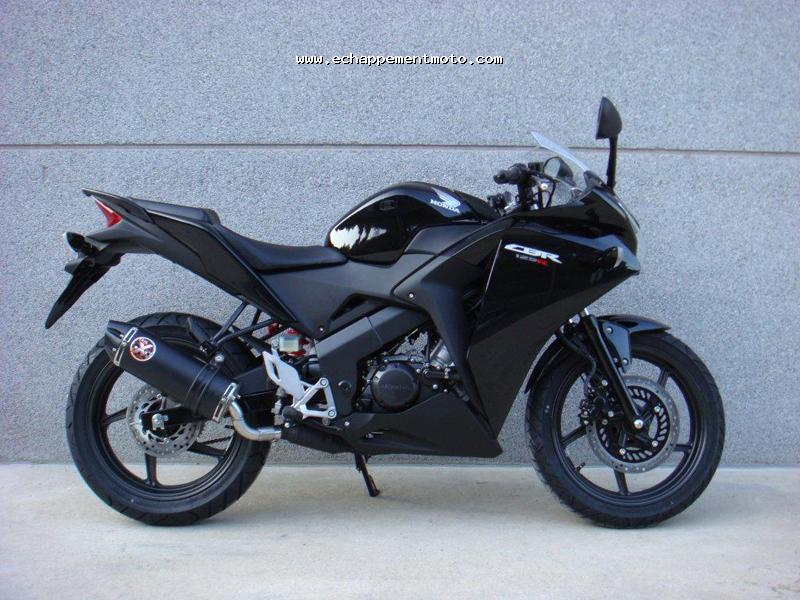 ECHAPPEMENT MOTO HONDA CBR 125 2011 IXIL OVALE EXTREME BLACK